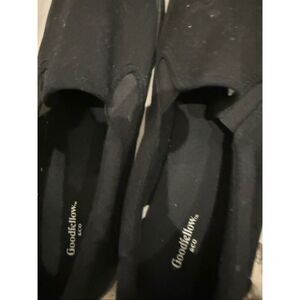 Goodfellow & Co. Men's Low Top Flats Phillip Twin Gore Sneakers Black Size 13